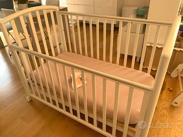 Lettino neonato PALI con materasso
