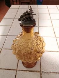 BOTTIGLIA DECANTER GOFFRATO UVA AMBRA