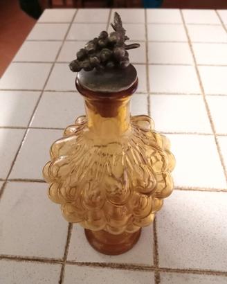 BOTTIGLIA DECANTER GOFFRATO UVA AMBRA