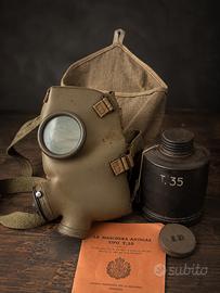 Maschera antigas WW2 T35 originale