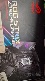 scheda madre asus rog strix z390-e gaming +cpu+ram