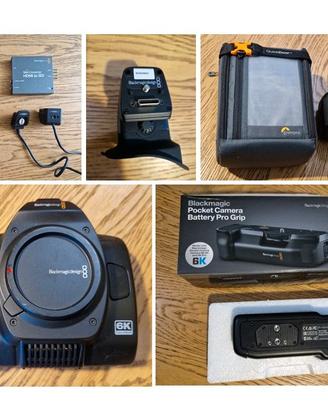 Set Blackmagic 6k + PRO EVF + Battery Pro Grip....