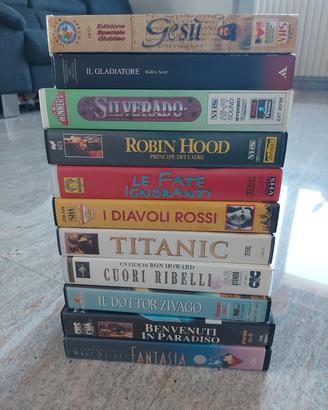 Lotto 11 vhs originali