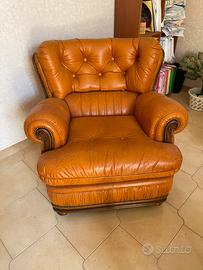 Elegante salotto anni ‘50 lavorazione chesterfield