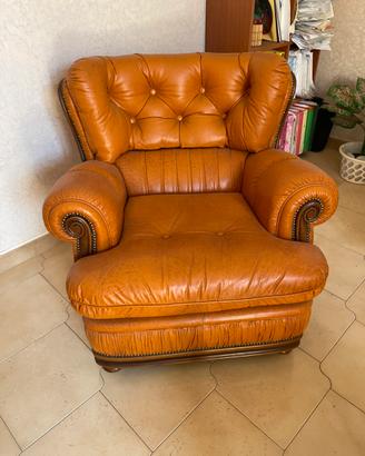 Elegante salotto anni ‘50 lavorazione chesterfield