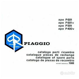Catalogo ricambi APE P400V - P501 - P601
