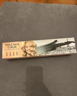 triple wave curler Elle