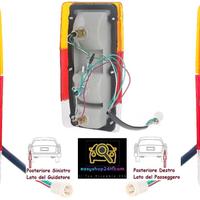 SET 2 FARO FANALE FANALINO POSTERIORE PER NISSAN P