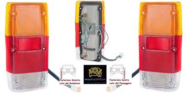SET 2 FARO FANALE FANALINO POSTERIORE PER NISSAN P