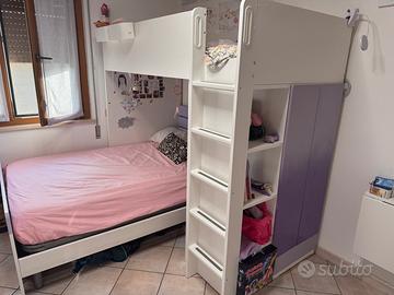 letto a soppalco ikea Modello SMÅSTAD