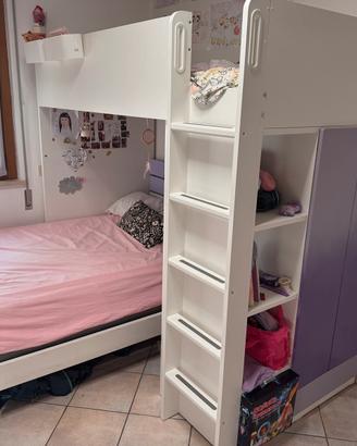 letto a soppalco ikea Modello SMÅSTAD