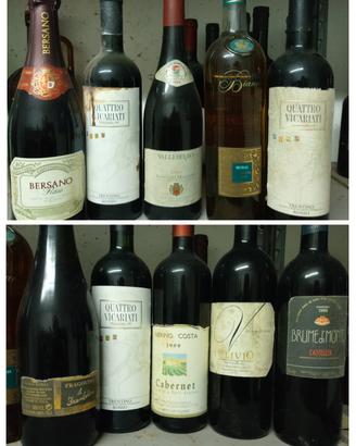 bottiglie di vino e liquori da collezione 