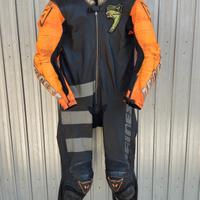 Tuta Dainese in pelle replica Biaggi Tg. 50