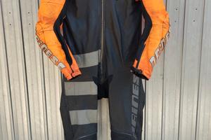 Tuta Dainese in pelle replica Biaggi Tg. 50