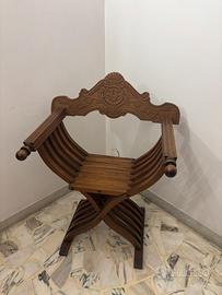 sedia in legno vintage