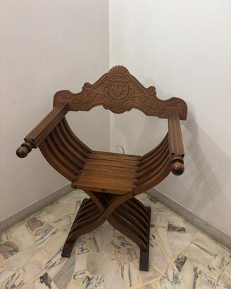 sedia in legno vintage
