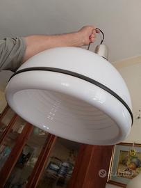 Lampadario anni 70 Sottsass style Molin  plastica