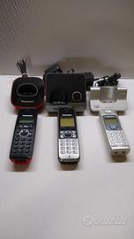Lotto di 3 Telefoni Cordless