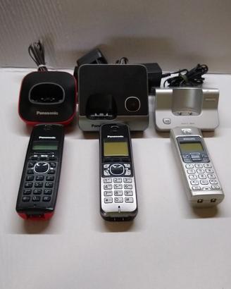 Lotto di 3 Telefoni Cordless