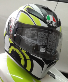 K-3 SV AGV E2205 MULTI PLK - AVIOR MATT WHITE/LIME