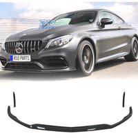 SPOILER LIP MERCEDES W205 C205 15-21 LOOK C63 NERO