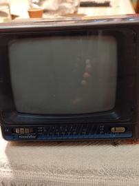 televisore portatile b/n vintage roadstar 