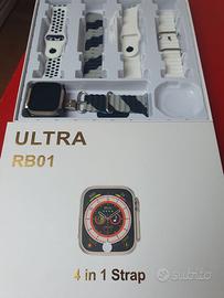 SmartWatch Ultra RB01 con 4 Cinturini