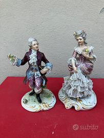 Statue i porcellana vintage collezionismo