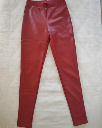 Pantalone donna ecopelle, TG XS