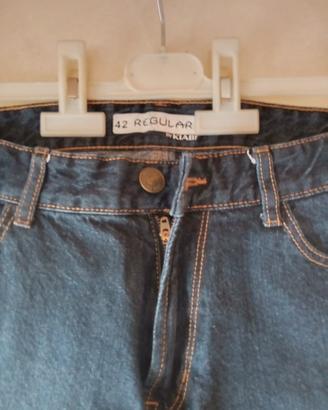 jeans uomo ragazzo taglia 42 vita alta 