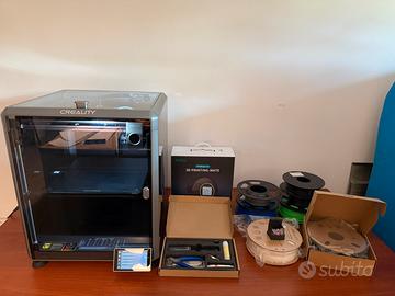 Creality k1 max con 7 filamenti