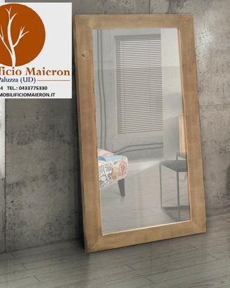 Mobili Rustici Moderni Specchiera Legno 306M