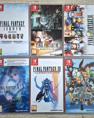 Lotto Final Fantasy Nintendo Switch Fisico Nuovo