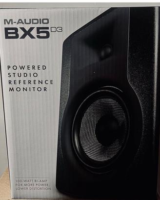 M-Audio bx5 D3 ( monitor da studio )