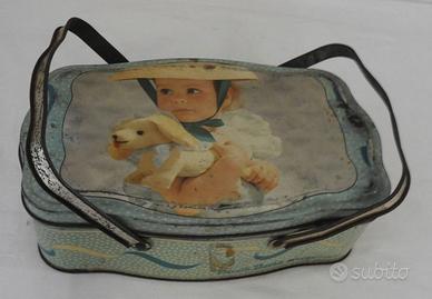 Scatola in latta biscotti Doria Orsago