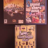 GTA, The Sims2, Need For Speed