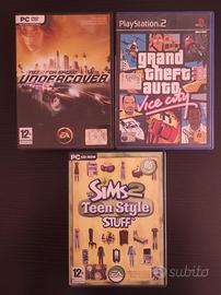 GTA, The Sims2, Need For Speed