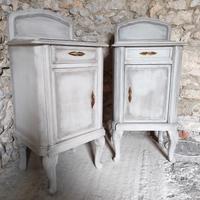 Coppia comodini Shabby chic