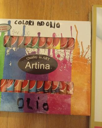 colori a olio Artina + tele