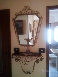 Mensola con specchio