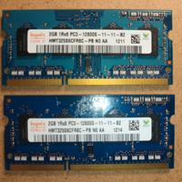 2x schede di memoria 2GB Hynix "HMT325S6CFR8C" 1Rx