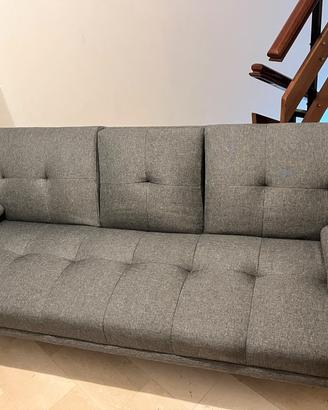 divano letto con porta bibite