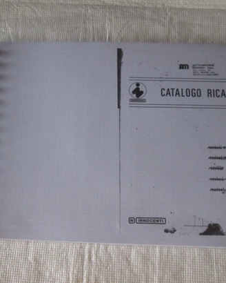 Mini 90 120 Mille De Tomaso Catalogo Ricambi