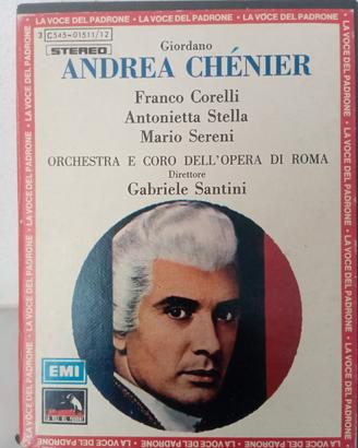 Andrea Chenier musicassette vintage 