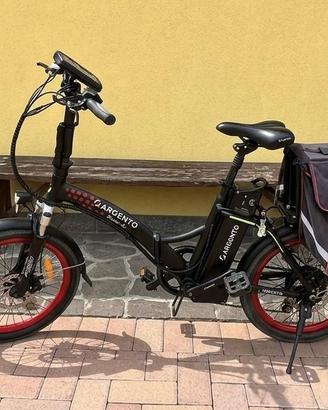 bici eletreica argento piuma