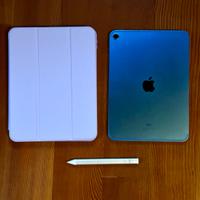 Ipad 10, 64 gb + penna logitech + cover