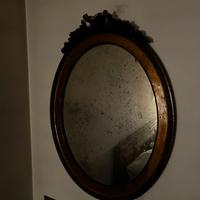Specchio ovale antico