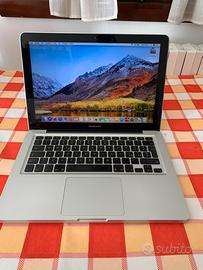 MacBook pro  13”  hdd 250/ ram 4 tutto funzionante