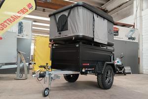 Carrello Rimorchio Auto Fuoristrada Con Tenda