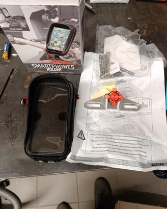 Portatelefono con Staffa manubrio GIVI